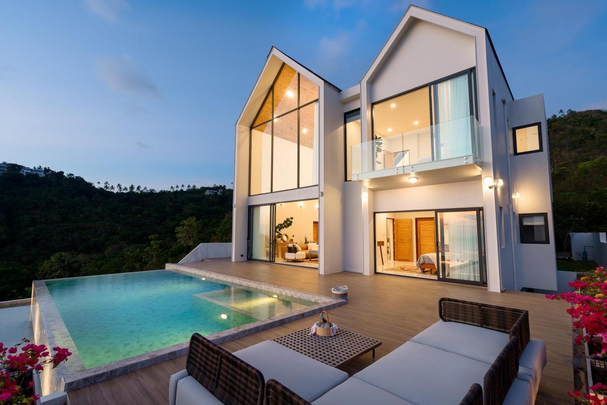 Villa Soma Samui 3 Bedroom Seaview Sunset Pool Villa Amphoe Koksamui Exterior foto