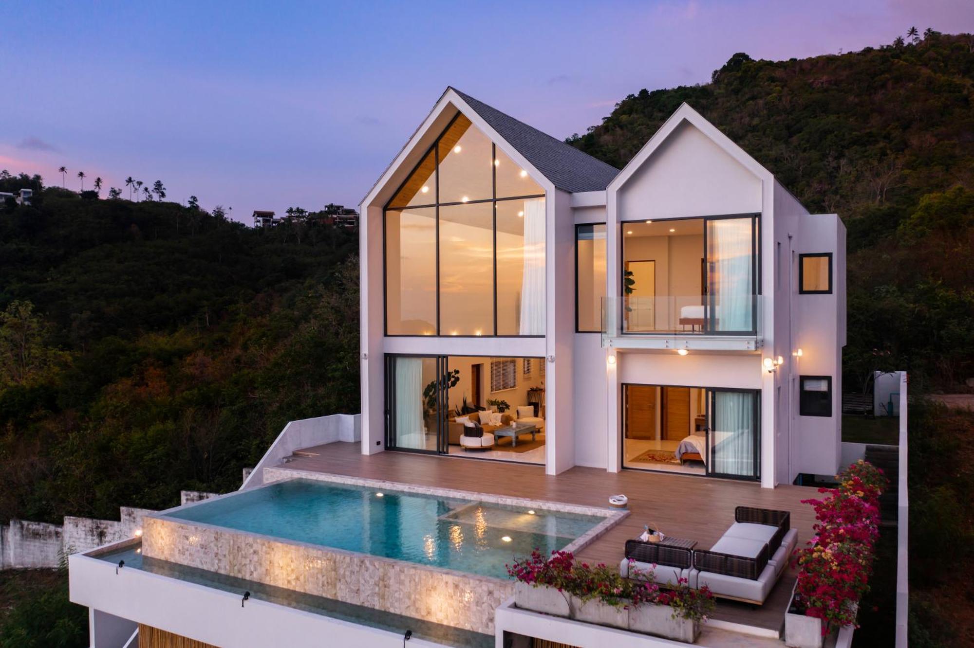 Villa Soma Samui 3 Bedroom Seaview Sunset Pool Villa Amphoe Koksamui Exterior foto